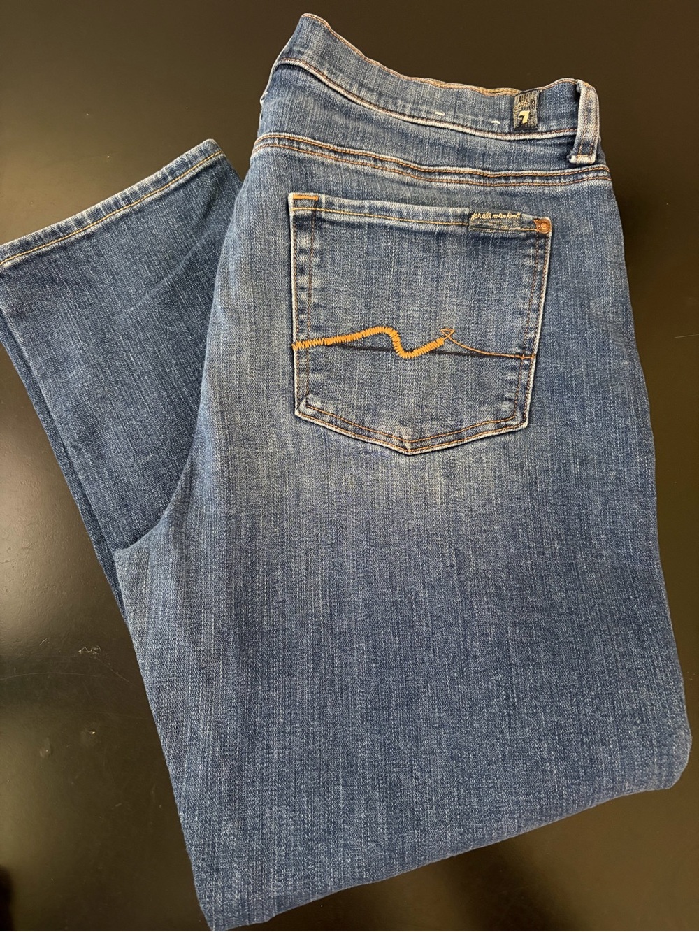Women’s Blue Straight-Leg Jeans - Classic Denim